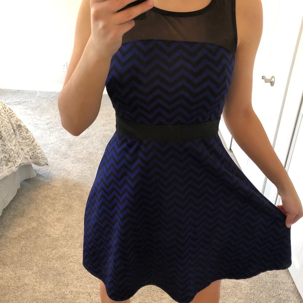 Blue/Black dress